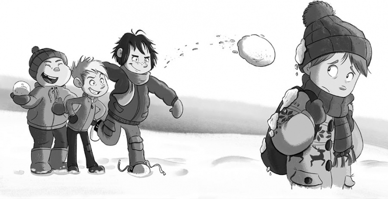 Иллюстрация к книге — Снежик, или Чудо в переулке Синичек [i_009.jpg]