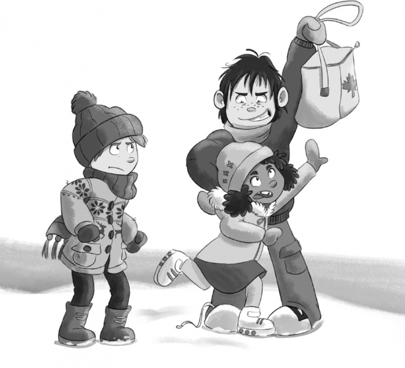 Иллюстрация к книге — Снежик, или Чудо в переулке Синичек [i_045.jpg]