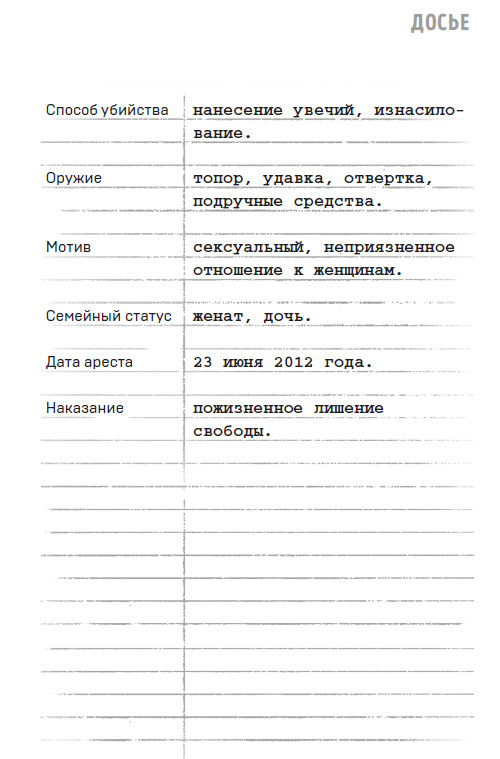 Иллюстрация к книге — Портрет психопата. Профайлер о серийных убийцах [i_014.jpg]