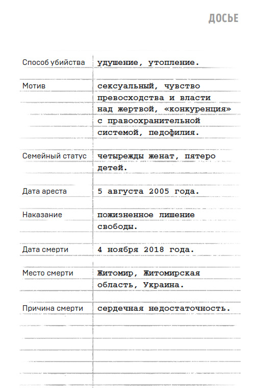 Иллюстрация к книге — Портрет психопата. Профайлер о серийных убийцах [i_016.jpg]