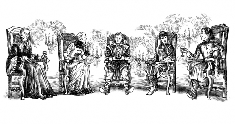 Иллюстрация к книге — Демонология Сангомара. Удав и гадюка [i_008.jpg]