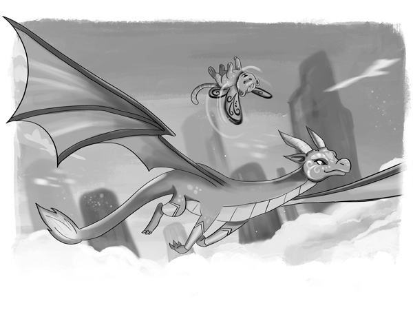 Иллюстрация к книге — Девочки-драконы. Азмина – Сверкающий Золотой Дракон [i_006.jpg]