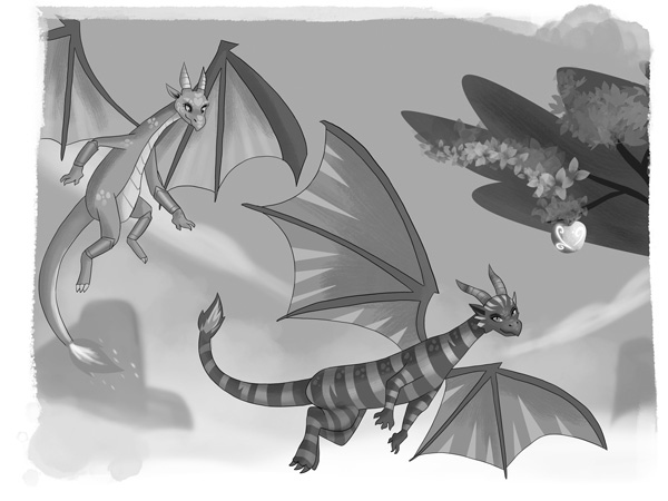 Иллюстрация к книге — Девочки-драконы. Азмина – Сверкающий Золотой Дракон [i_007.jpg]