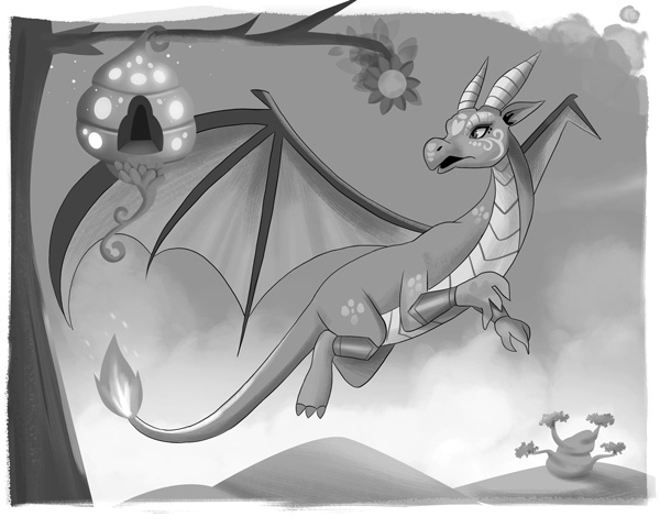 Иллюстрация к книге — Девочки-драконы. Азмина – Сверкающий Золотой Дракон [i_017.jpg]