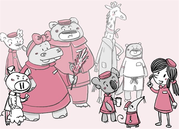 Иллюстрация к книге — Отель «Фламинго». Пингвины требуют льда! [i_007.jpg]