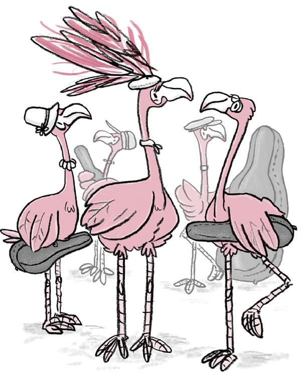 Иллюстрация к книге — Отель «Фламинго». Пингвины требуют льда! [i_039.jpg]