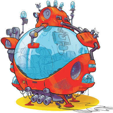 Иллюстрация к книге — Трое в машине времени, не считая пушистого Атома [i_002.jpg]