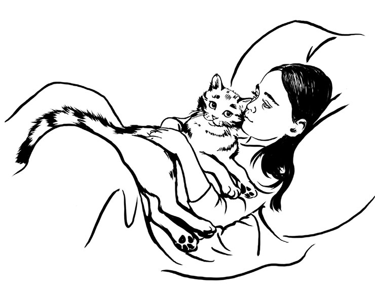 Иллюстрация к книге — Тысяча и одно мяу. Удивительные кошачьи истории о людях, любви, верности и потерях [i_011.jpg]