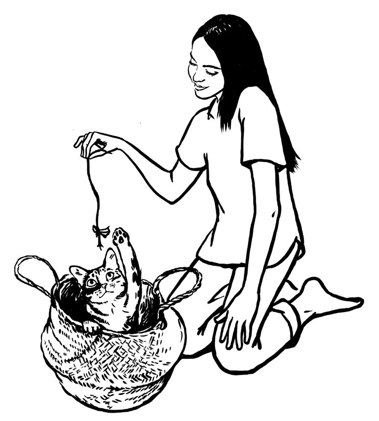 Иллюстрация к книге — Тысяча и одно мяу. Удивительные кошачьи истории о людях, любви, верности и потерях [i_043.jpg]