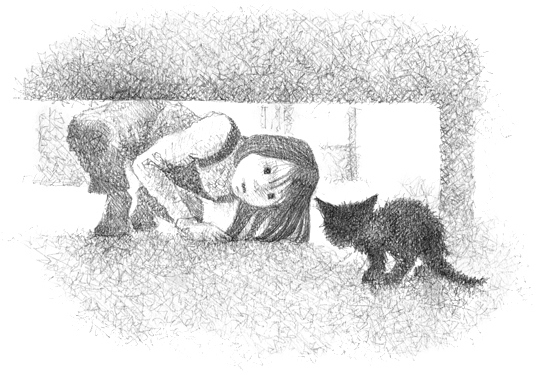 Иллюстрация к книге — Котёнок Клякса, или Загадка привидения [i_010.jpg]