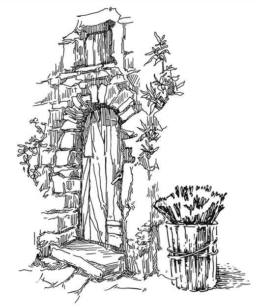 Иллюстрация к книге — Волшебное лето во Франции. Замки, фиалки и вишневый пирог [i_020.jpg]