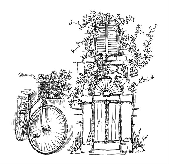 Иллюстрация к книге — Волшебное лето во Франции. Замки, фиалки и вишневый пирог [i_107.jpg]