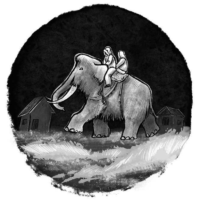 Иллюстрация к книге — Когда тигр спустился с горы [i_005.jpg]