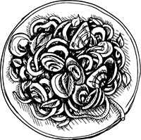 Иллюстрация к книге — Краткая история пасты. От тортеллини до карбонары [i_013.jpg]