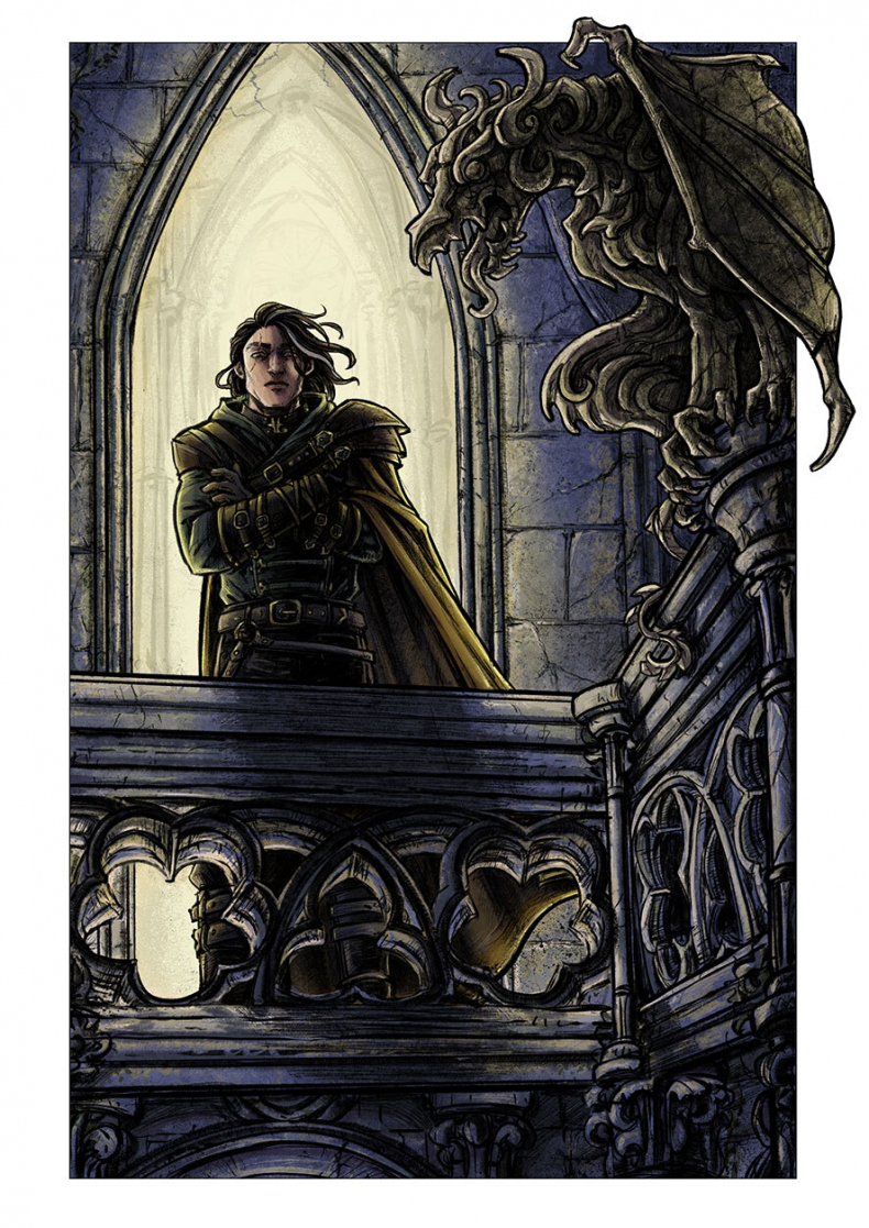 Иллюстрация к книге — Академия Горгулий. Напарница дракона [_2.jpg]