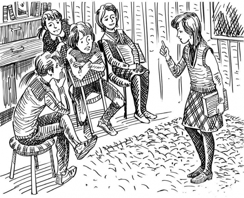 Иллюстрация к книге — Новые друзья близнецов в школе Сент-Клэр [i_027.jpg]