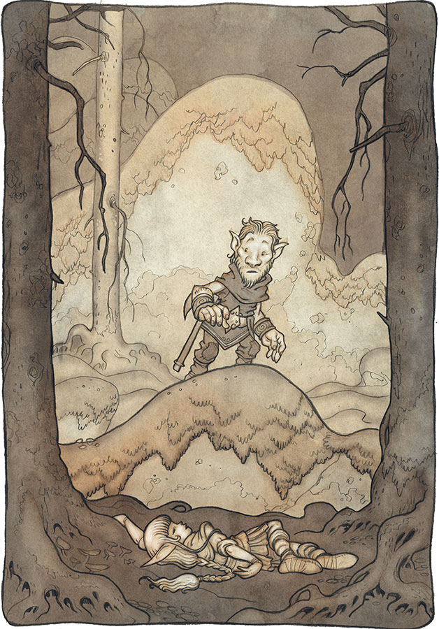 Иллюстрация к книге — Сказание о Танне и лесной деве [i_005.jpg]