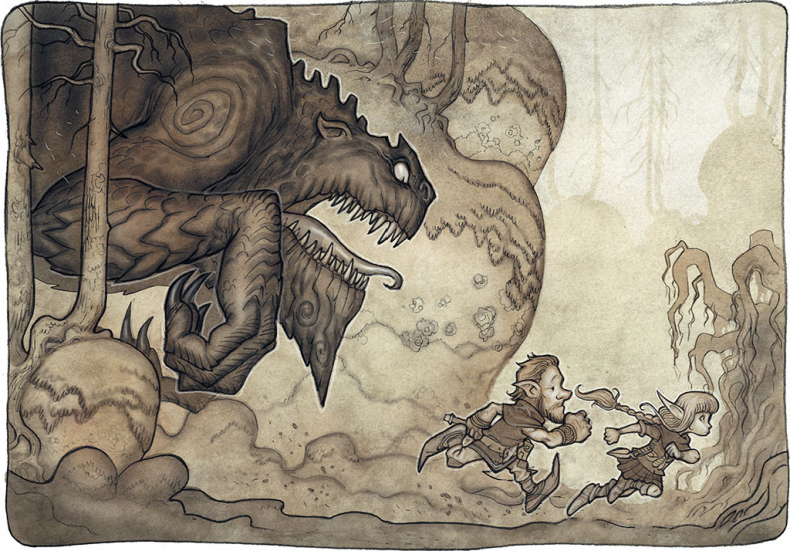 Иллюстрация к книге — Сказание о Танне и лесной деве [i_009.jpg]