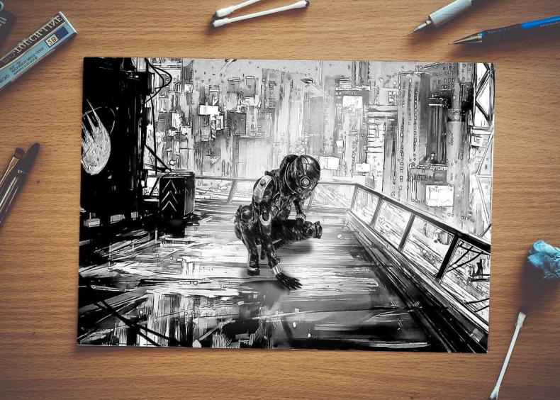 Иллюстрация к книге — Референс. Карандаш и уголь [img26.jpg]