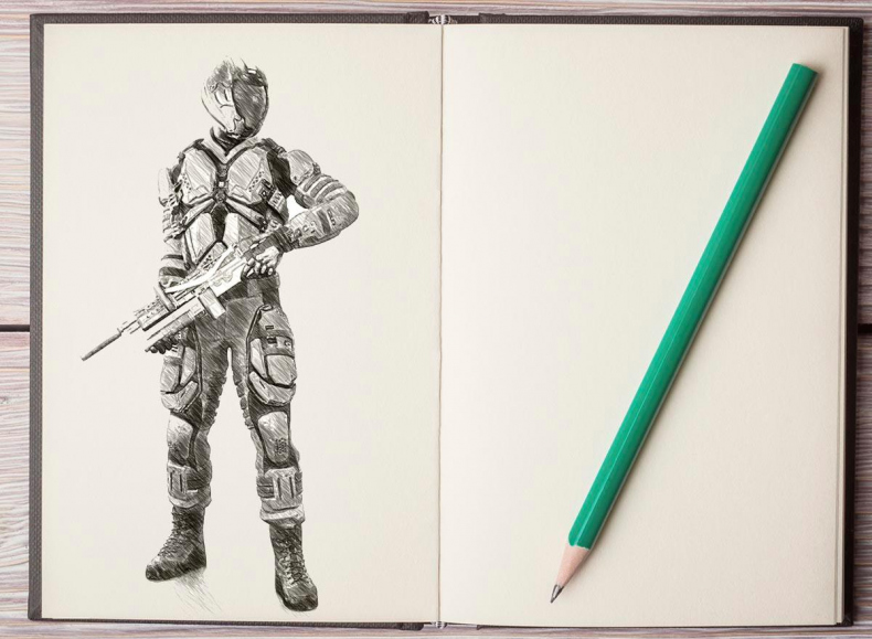 Иллюстрация к книге — Референс. Карандаш и уголь [img42.jpg]