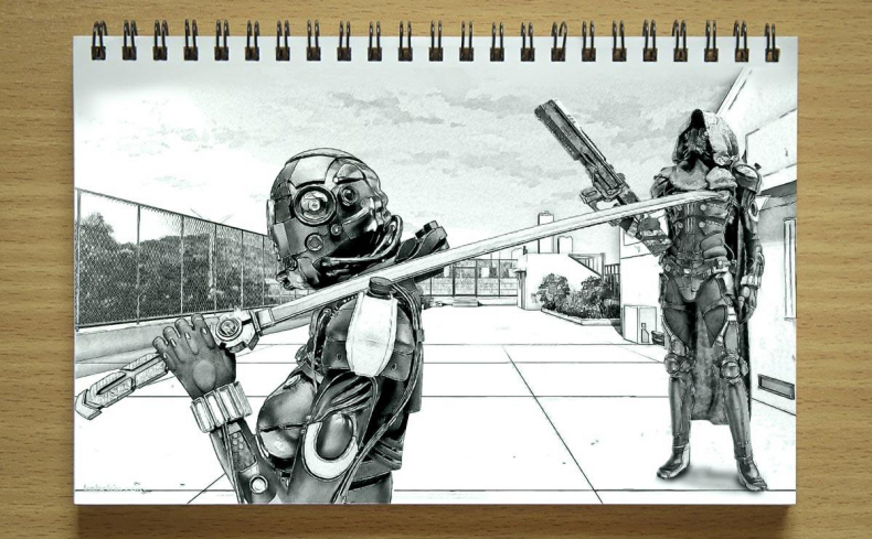 Иллюстрация к книге — Референс. Карандаш и уголь [img60.jpg]