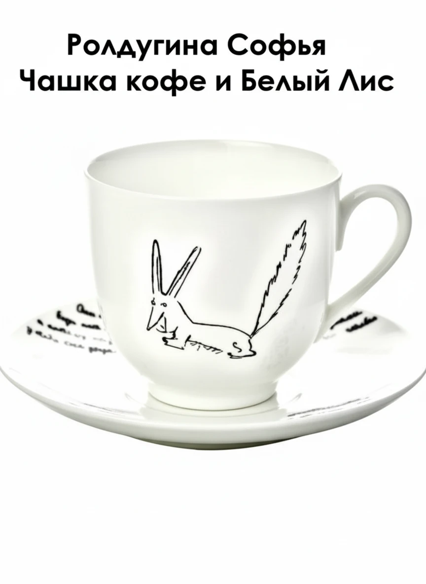 Книга Чашка кофе и Белый Лис