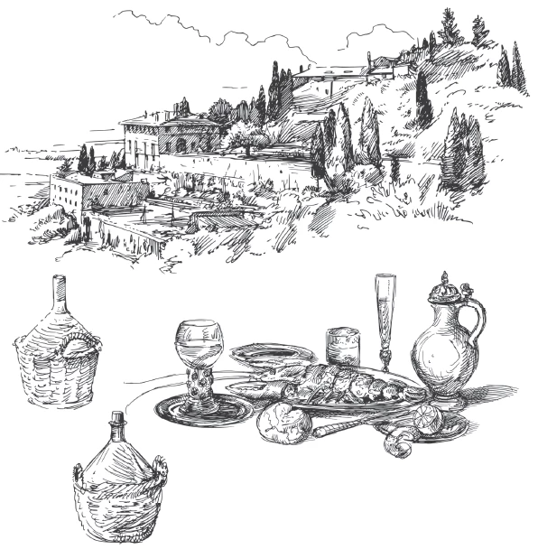 Иллюстрация к книге — Трюфельные сказки Италии. Путешествие за новыми историями и блюдами [i_002.webp]