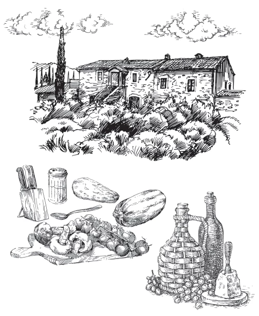 Иллюстрация к книге — Трюфельные сказки Италии. Путешествие за новыми историями и блюдами [i_023.webp]