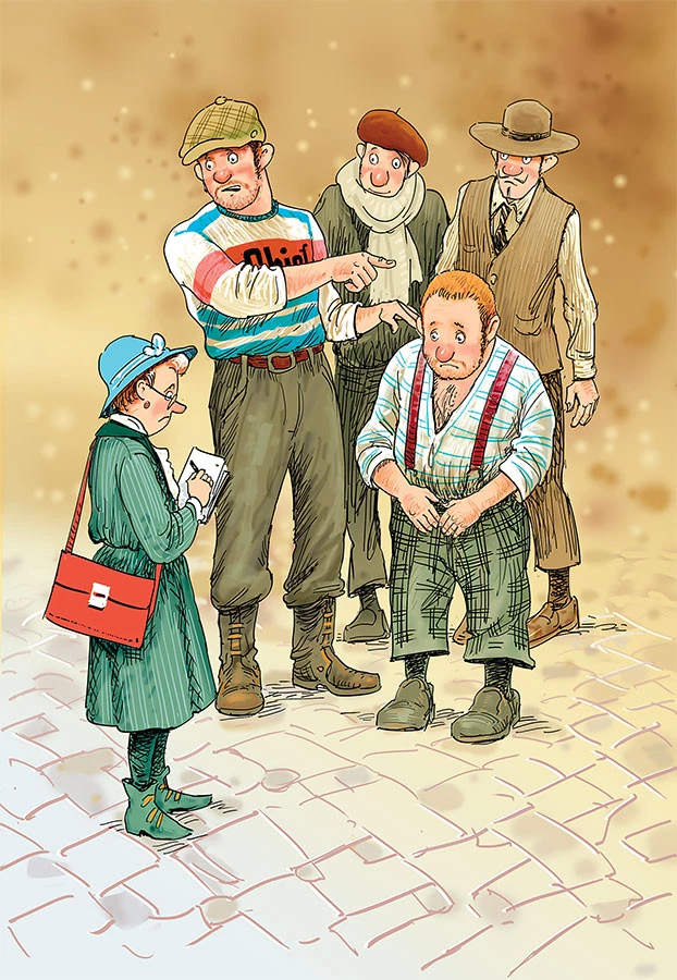 Иллюстрация к книге — Фрёкен Cталь и банда пожарников [i_023.webp]