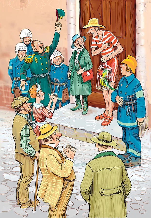 Иллюстрация к книге — Фрёкен Cталь и банда пожарников [i_036.webp]