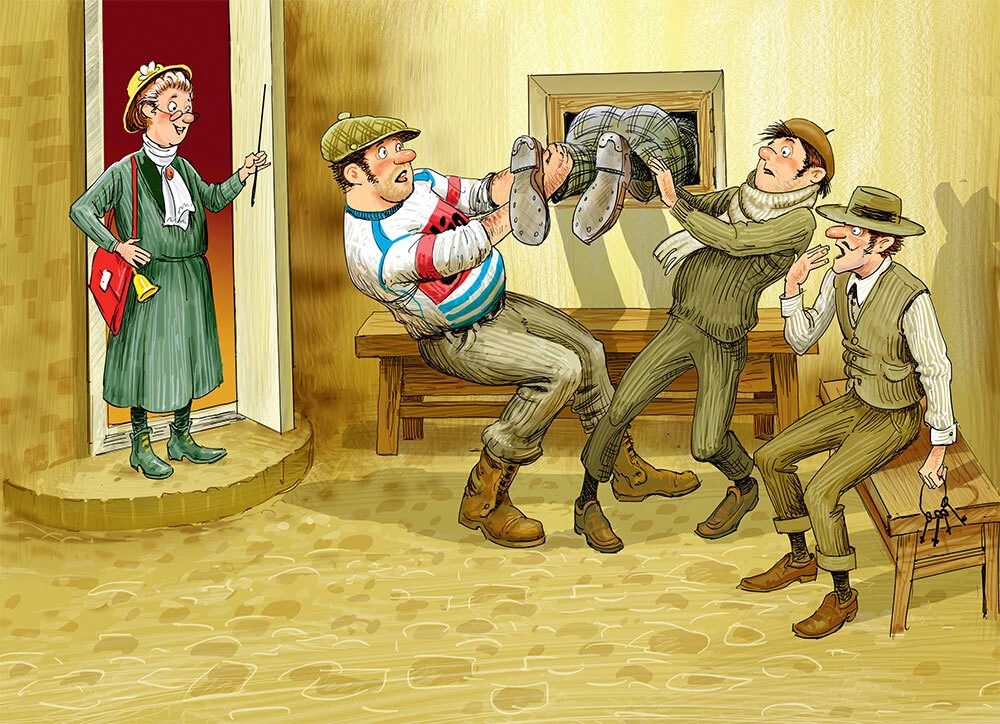 Иллюстрация к книге — Фрёкен Сталь – гроза разбойников [i_033.webp]