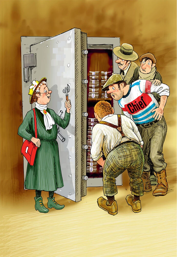 Иллюстрация к книге — Фрёкен Сталь – гроза разбойников [i_043.webp]