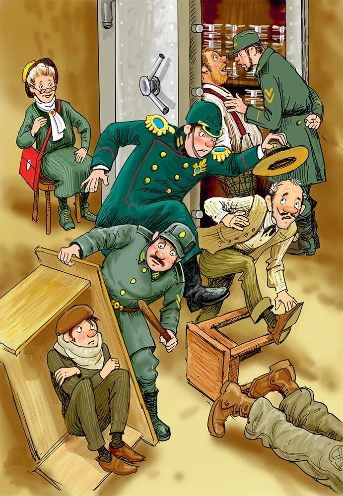 Иллюстрация к книге — Фрёкен Сталь – гроза разбойников [i_048.webp]