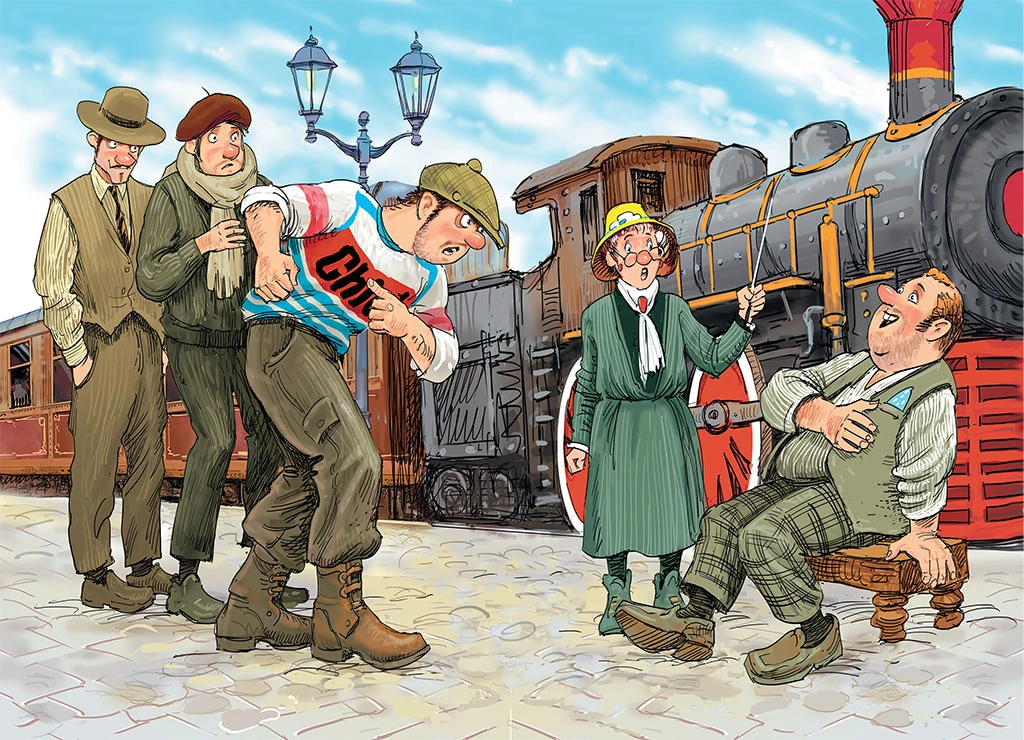 Иллюстрация к книге — Фрёкен Сталь, разбойники и паровоз [i_014.webp]