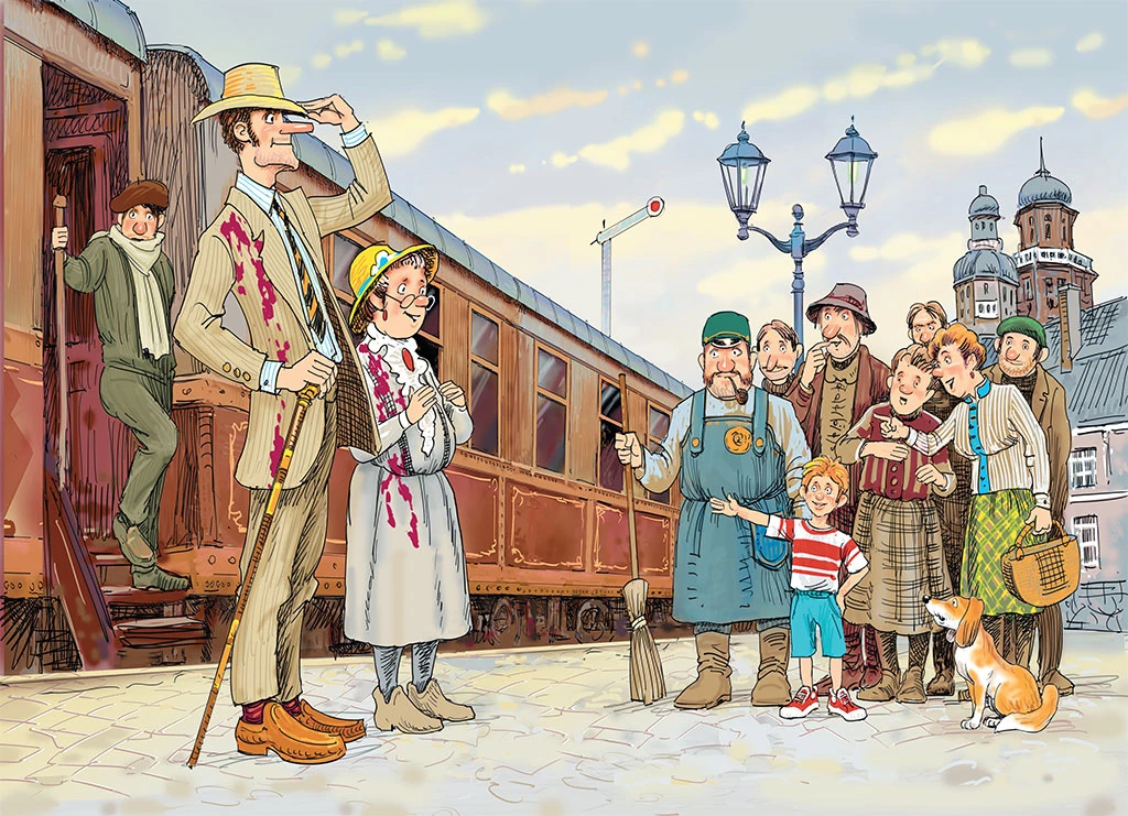 Иллюстрация к книге — Фрёкен Сталь, разбойники и паровоз [i_041.webp]