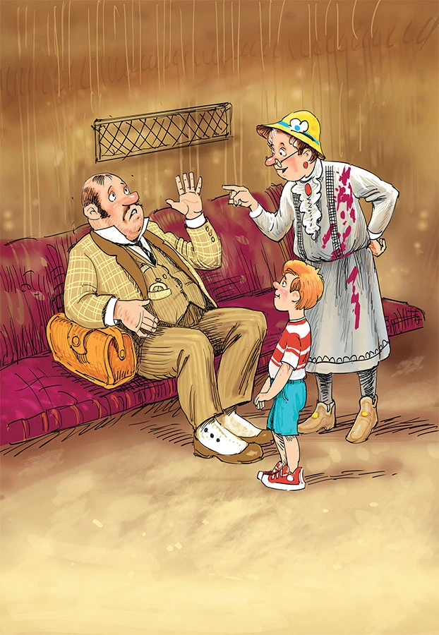 Иллюстрация к книге — Фрёкен Сталь, разбойники и паровоз [i_049.webp]