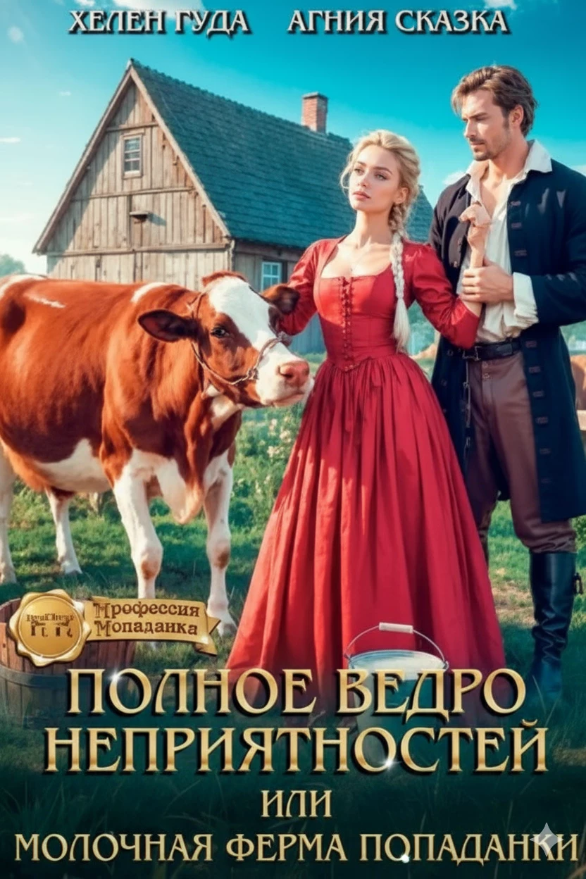 Книга Полное ведро неприятностей, или молочная ферма попаданки