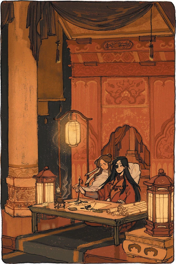 Иллюстрация к книге — Благословение небожителей. Том 3 [book-illustration-2.webp]