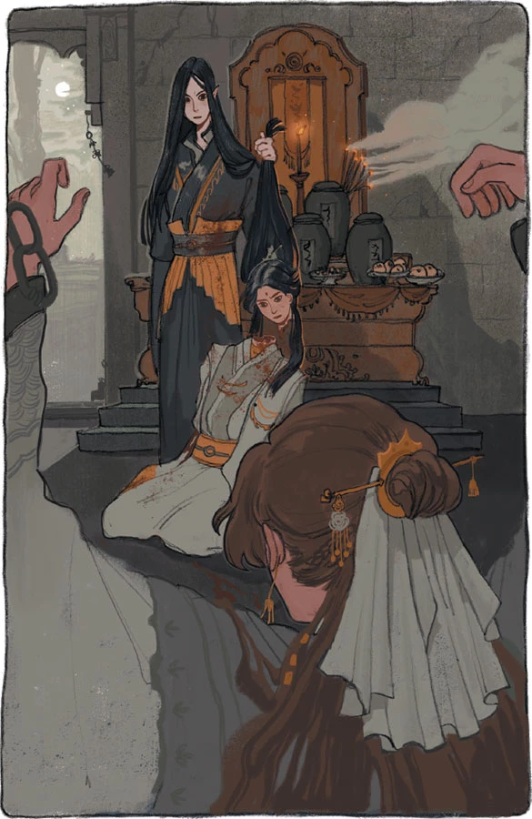 Иллюстрация к книге — Благословение небожителей. Том 3 [book-illustration-8.webp]