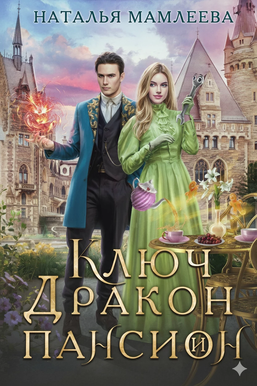 Книга Ключ, дракон и пансион