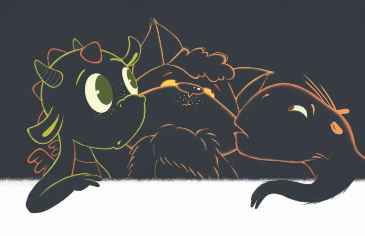 Иллюстрация к книге — Приключения дракона и кота. Большое путешествие [i_041.webp]