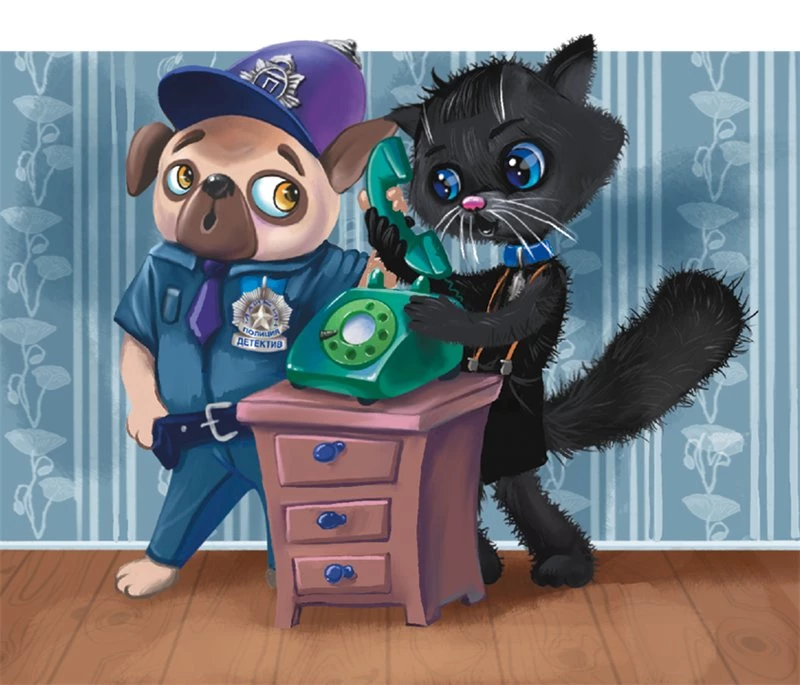 Иллюстрация к книге — Кот Мурмяу: детектив-неудачник. Съедобное преступление в городе псов [i_014.webp]
