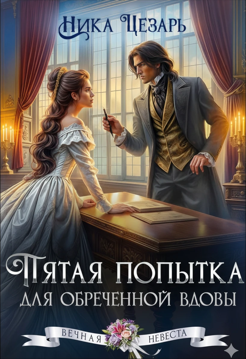 Книга Пятая попытка для обреченной вдовы