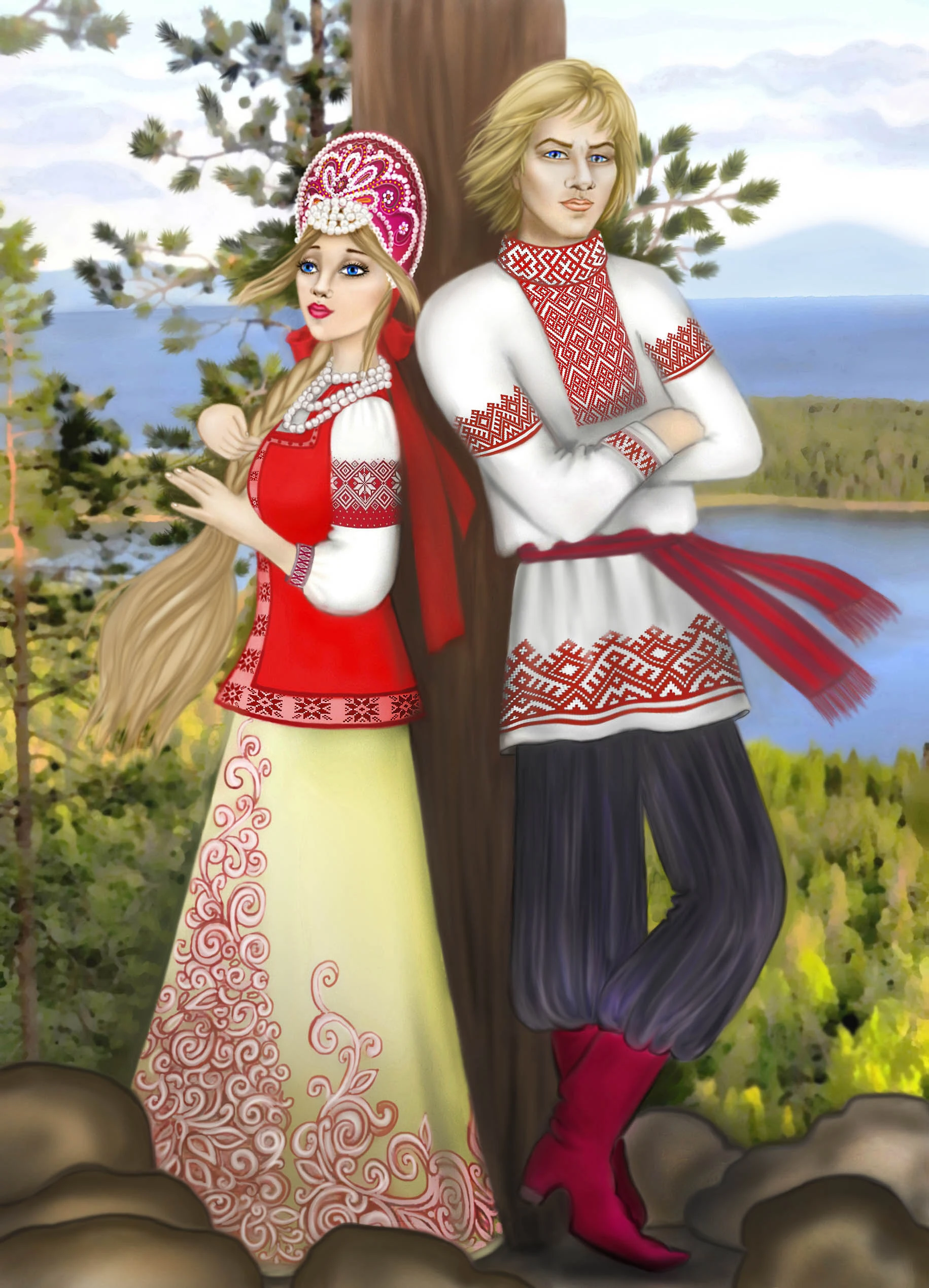 Иллюстрация к книге — Любовь в былинном стиле [book-illustration-10.webp]