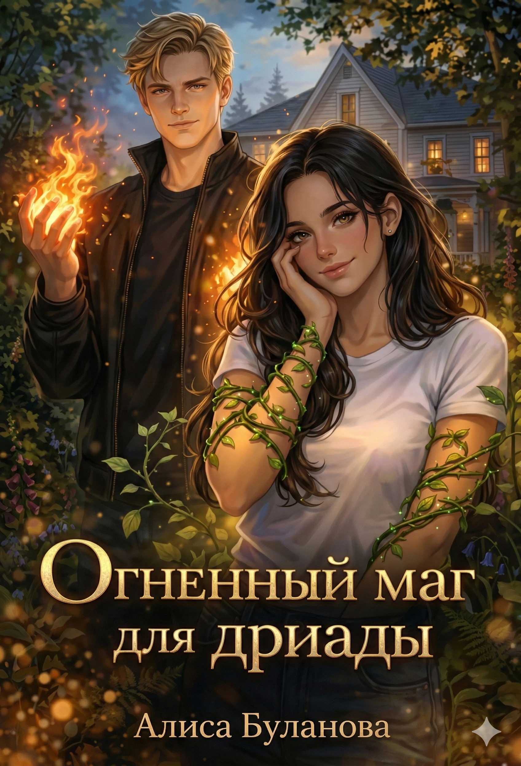 Книга Огненный маг для дриады