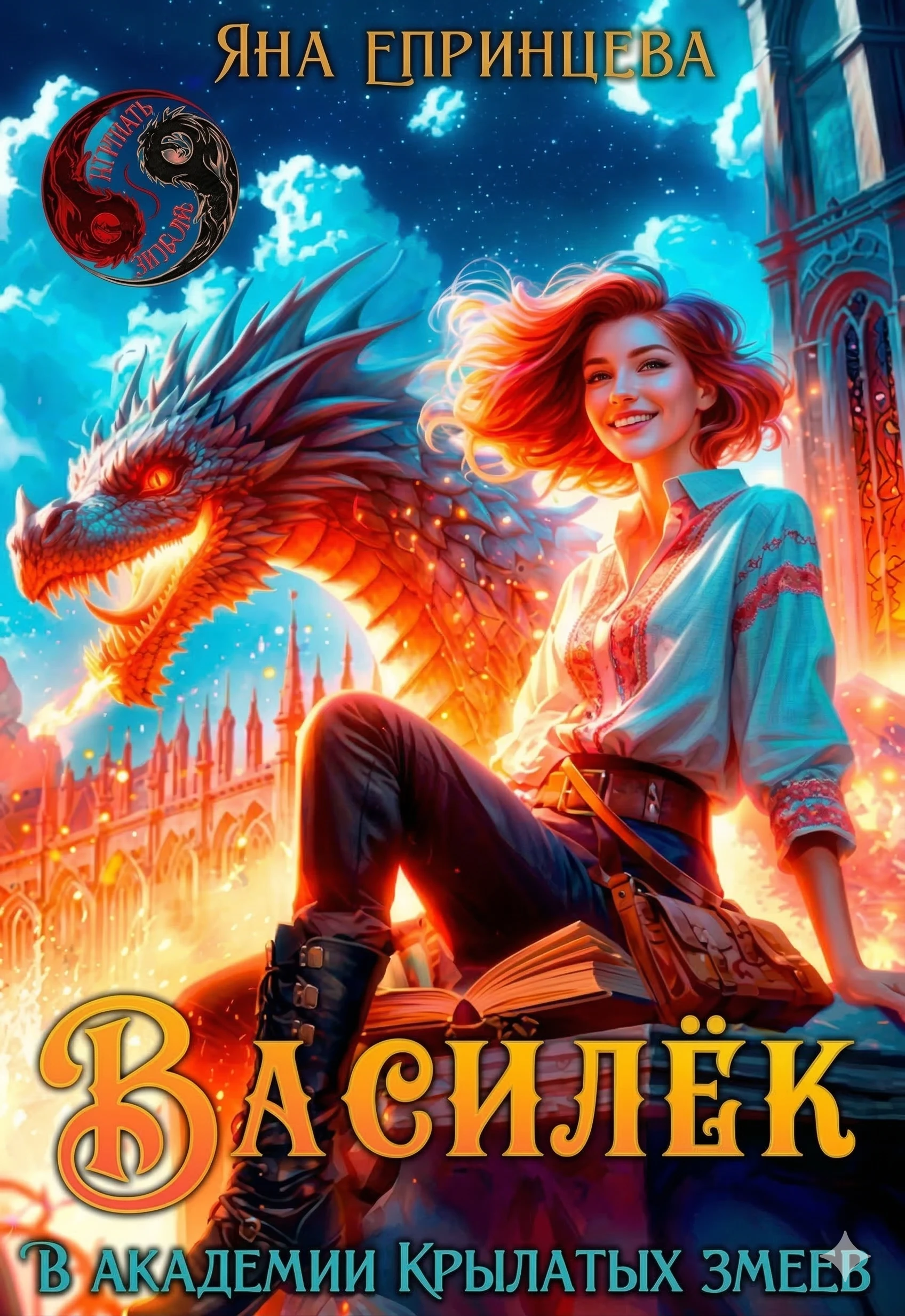 Книга Василёк. В академии Крылатых змеев