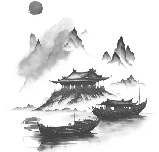 Иллюстрация к книге — Луна освещает путь в тысячу ли. Том 1 [book-illustration-18.webp]