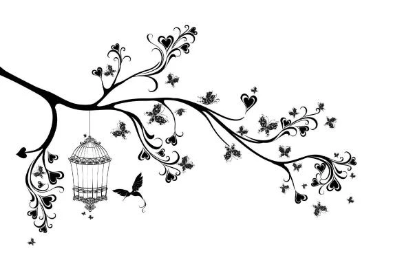 Иллюстрация к книге — Птица, влюбленная в клетку [book-illustration-5.webp]