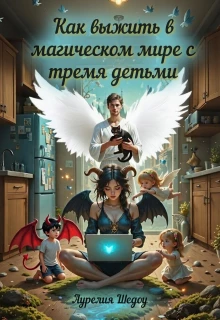 Книга Как выжить в магическом мире с тремя детьми