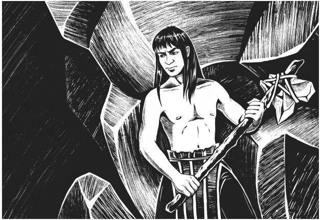 Иллюстрация к книге — Тайна серых пещер [book-illustration-17.webp]